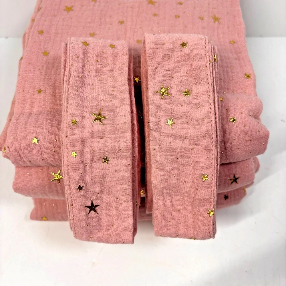Ikea KURA Bed Curtains Pink Muslin Canopy Kids Bunk Bed Floor Bed Curtains